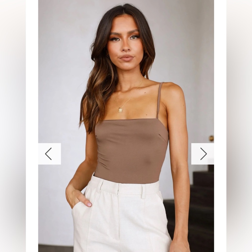 Billy J Amos Bodysuit - Brown